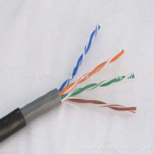 Cat5 Outdoor LAN Cable Waterproof with UL/CE/RoHS Certified